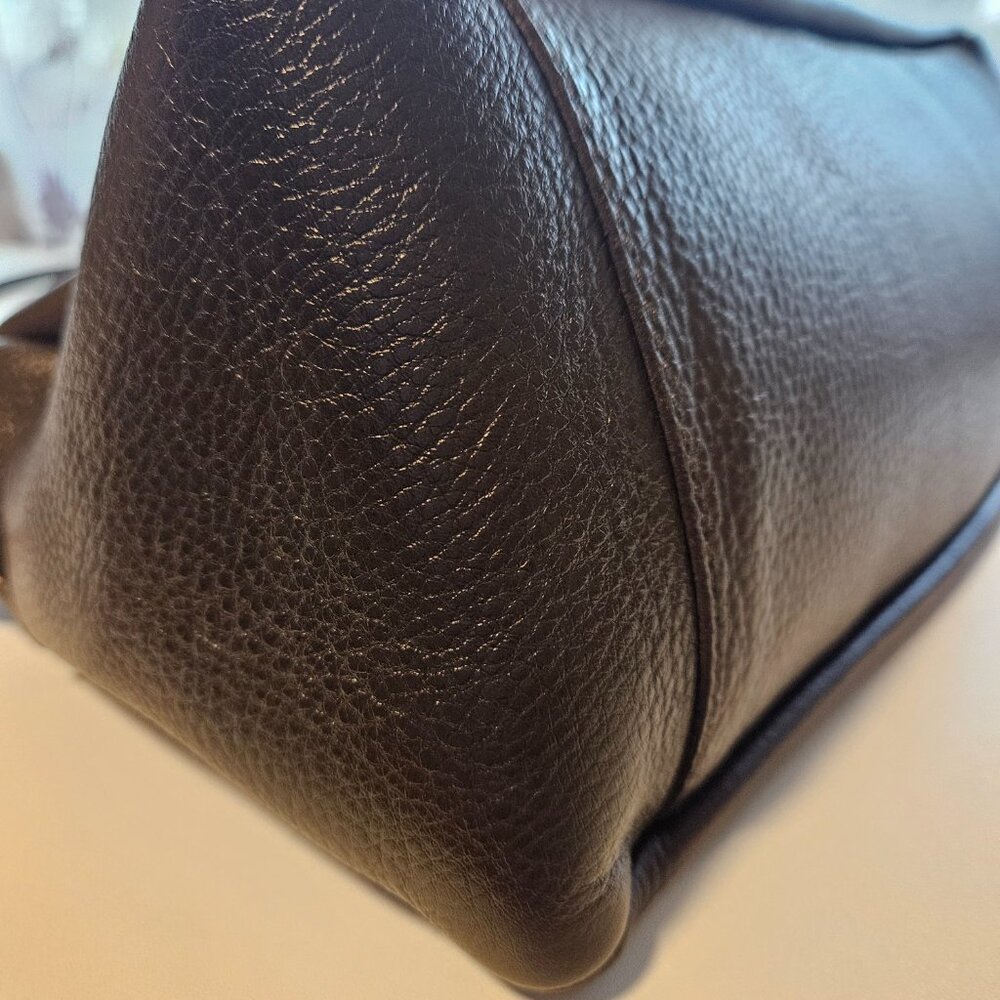 Madewell Top Handle/Crossbody Chocolate Brown Leather Bag - Picture 13 of 15